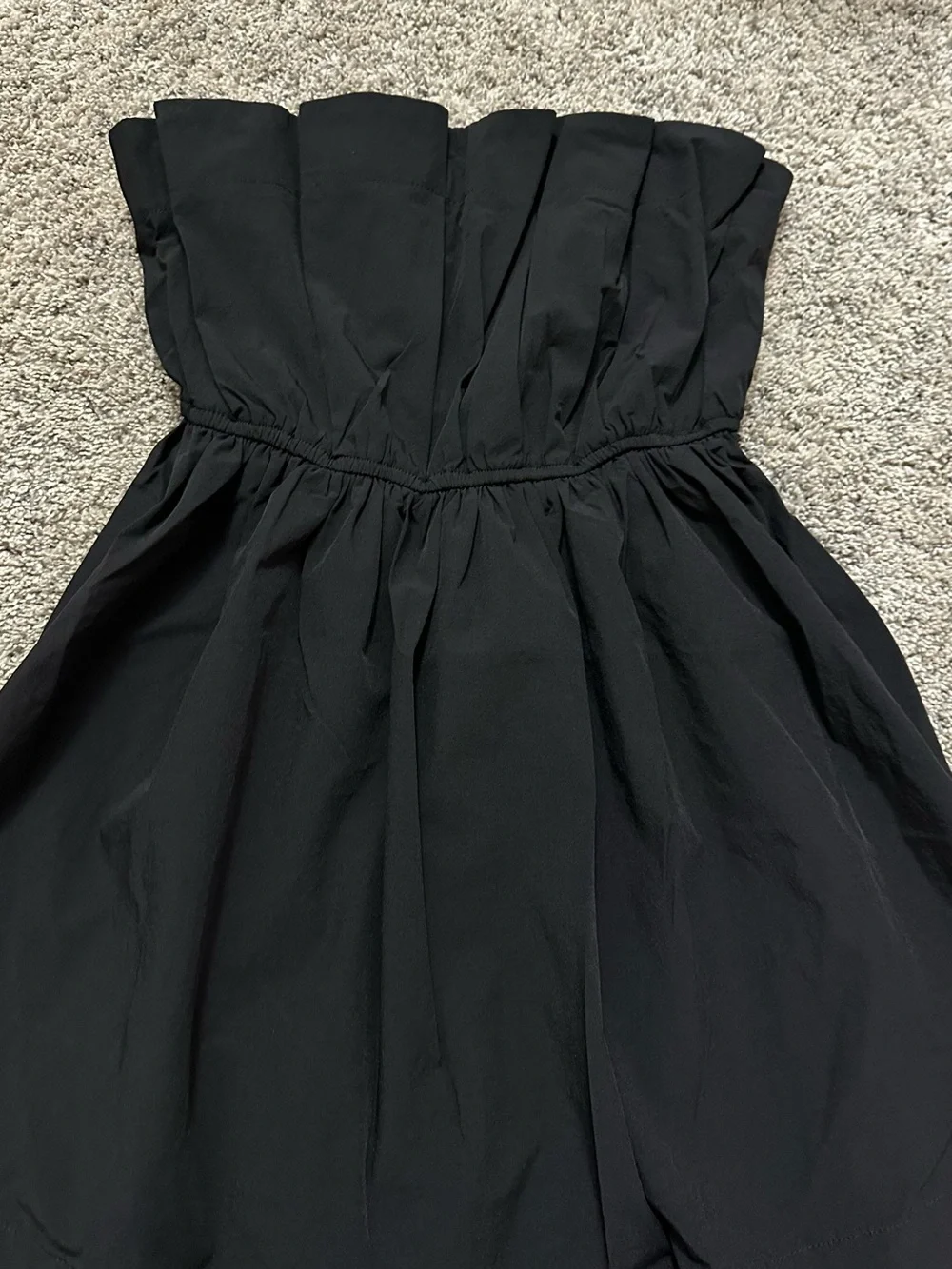 Lavish Tuscaloosa Boutique Black Strapless Babydoll Dress Size Small